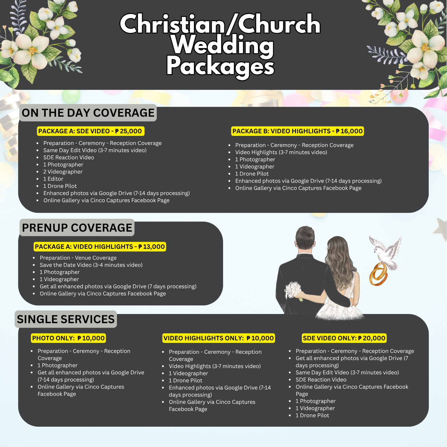 Wedding Rates